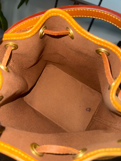 Rare Louis Vuitton Mini Noé Monogram Canvas Bucket Bag M42227