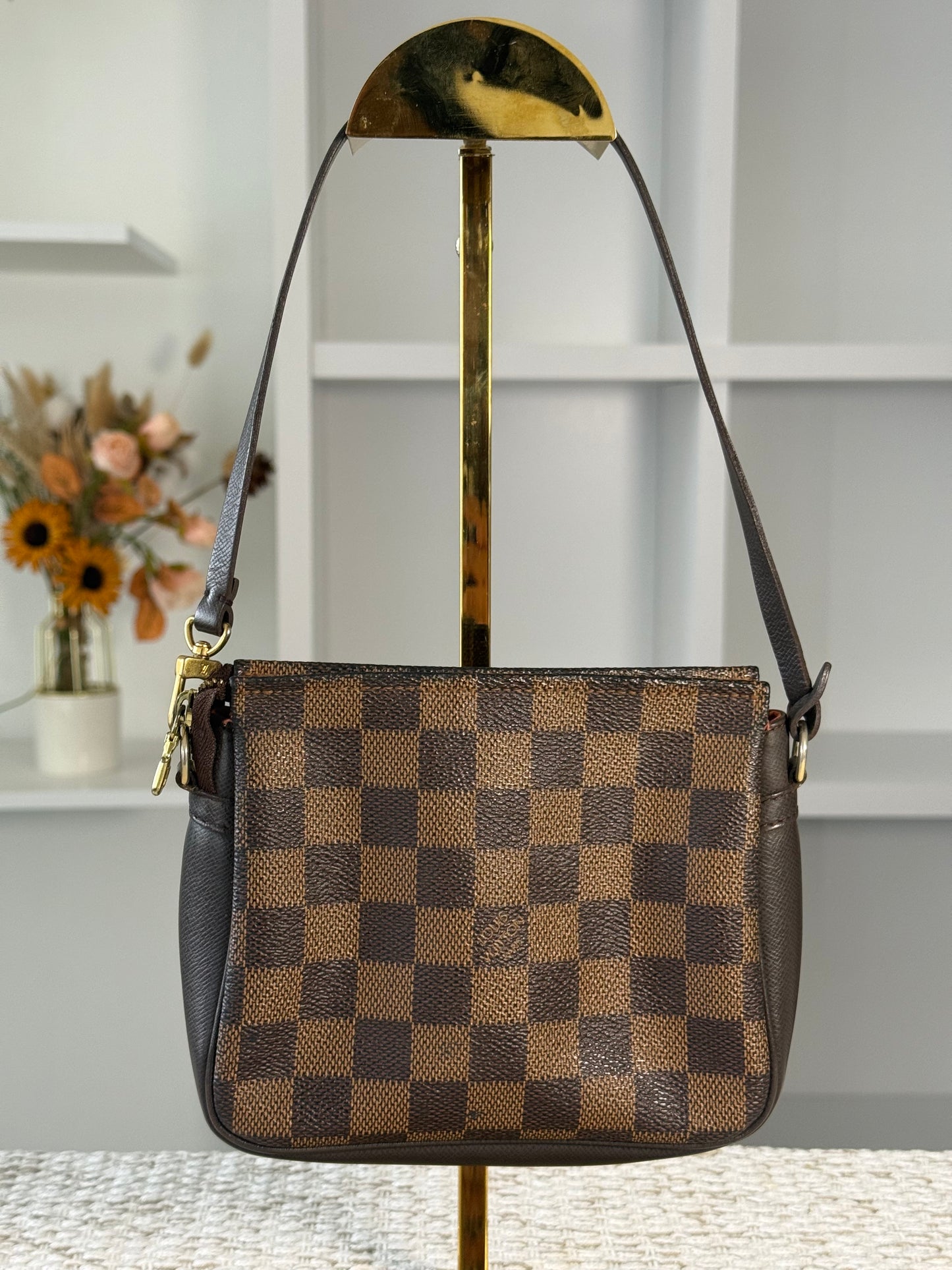 LOUIS VUITTON DAMIER CANVAS TROUSSE ACCESSORIES POCHETTE BAG