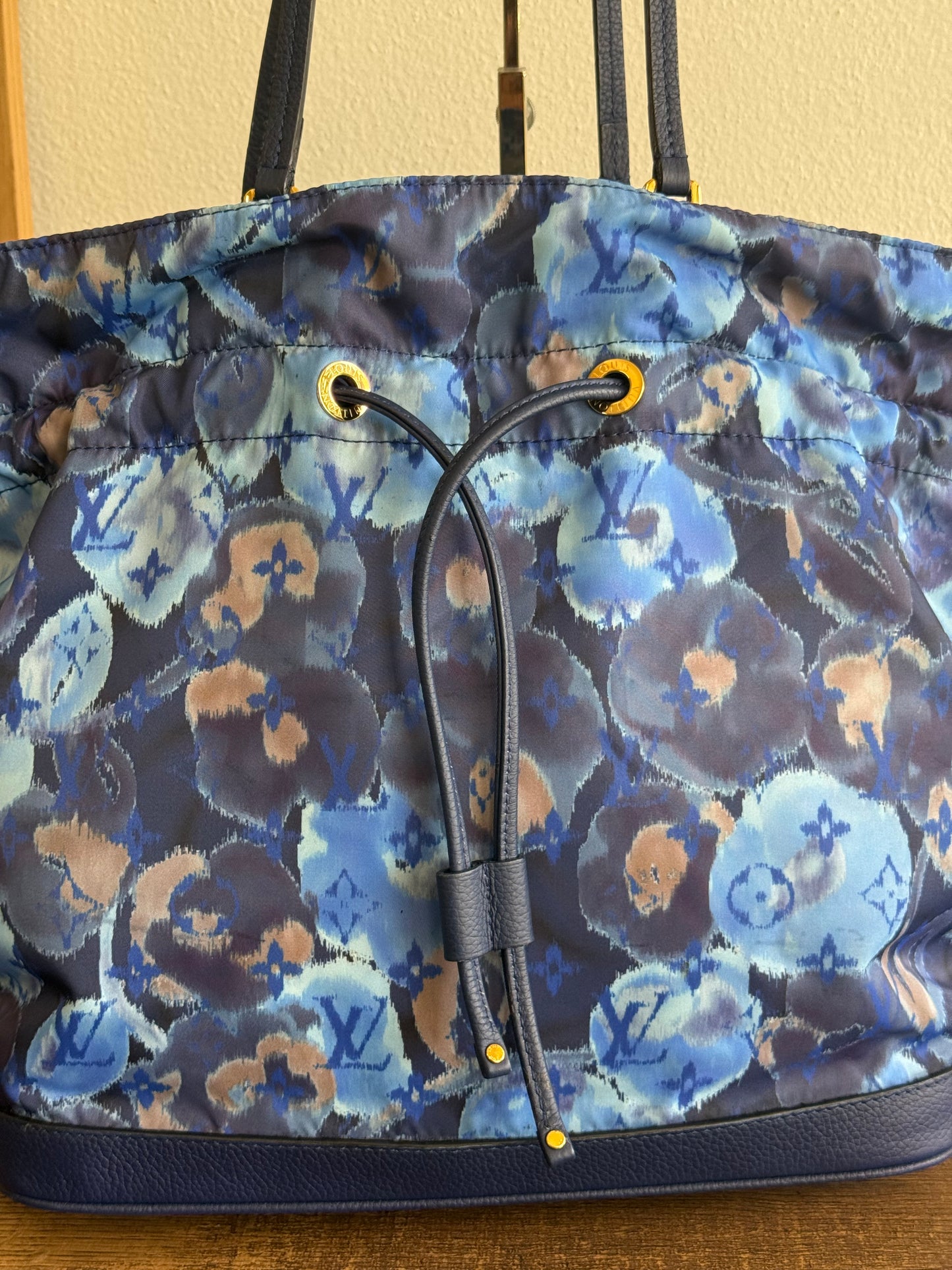 Louis Vuitton Grand Blue Monogram Ikat Noefull MM