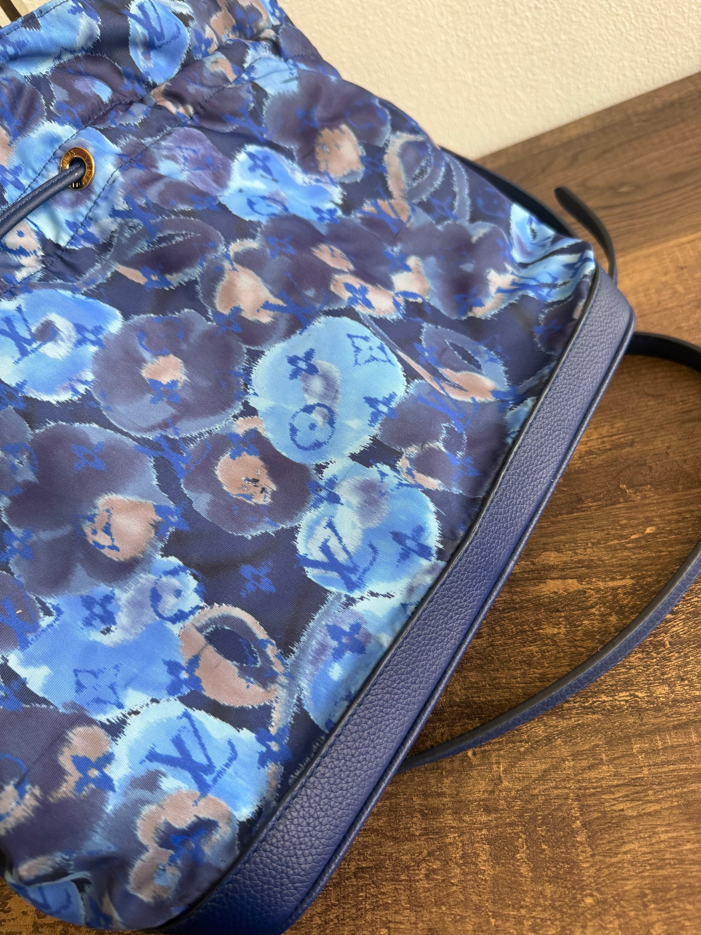 Louis Vuitton Grand Blue Monogram Ikat Noefull MM