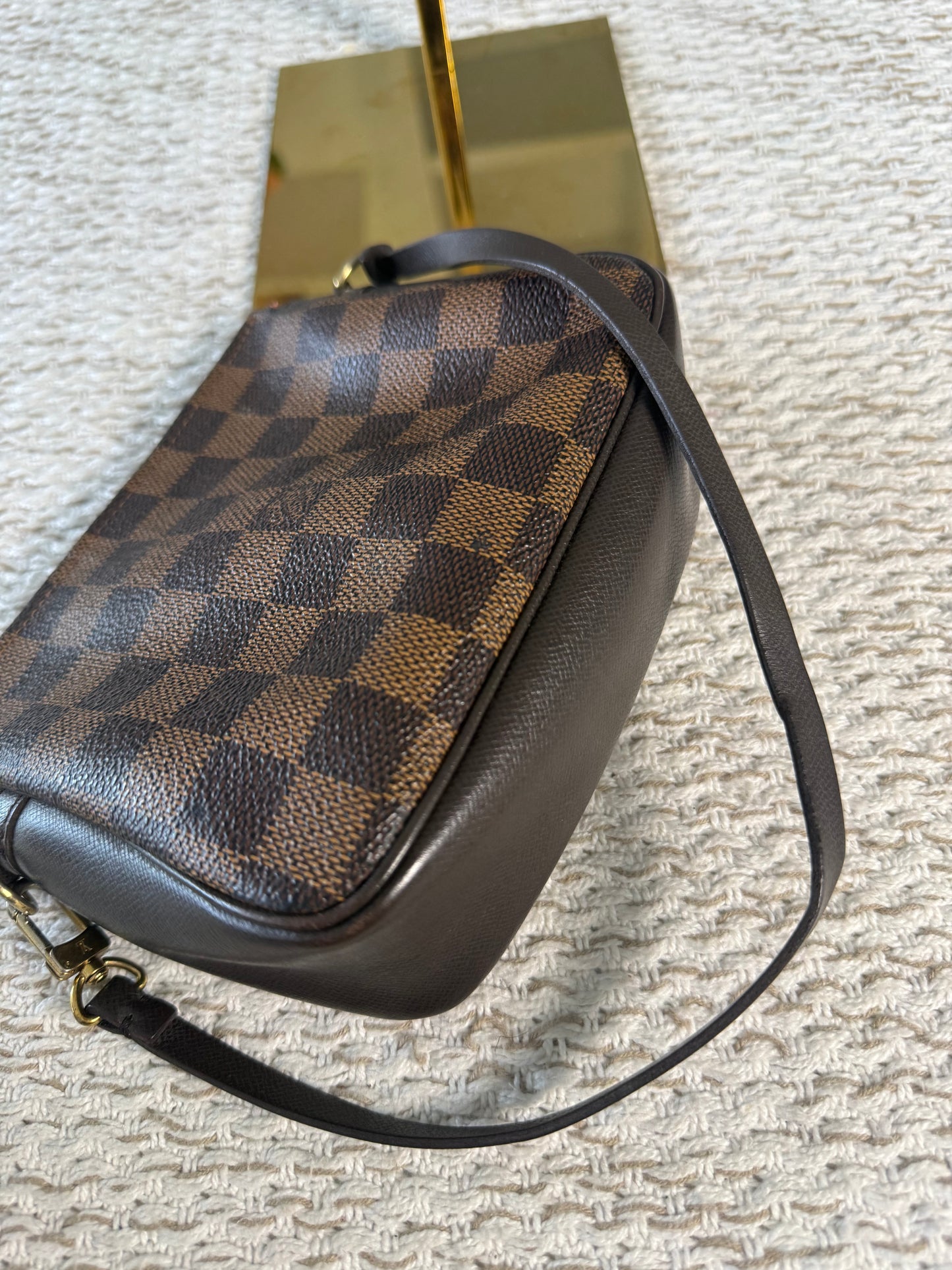 LOUIS VUITTON DAMIER CANVAS TROUSSE ACCESSORIES POCHETTE BAG