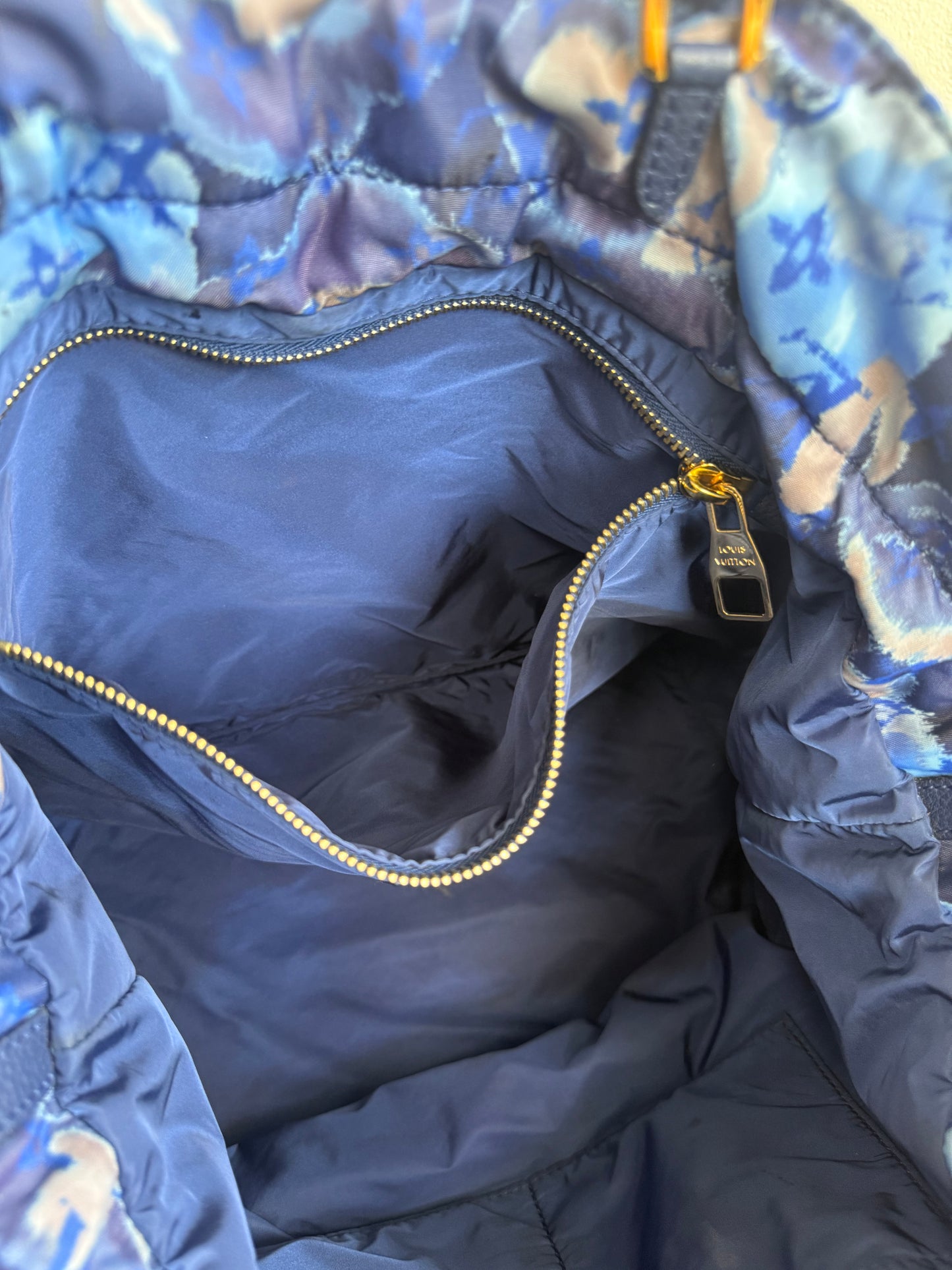 Louis Vuitton Grand Blue Monogram Ikat Noefull MM