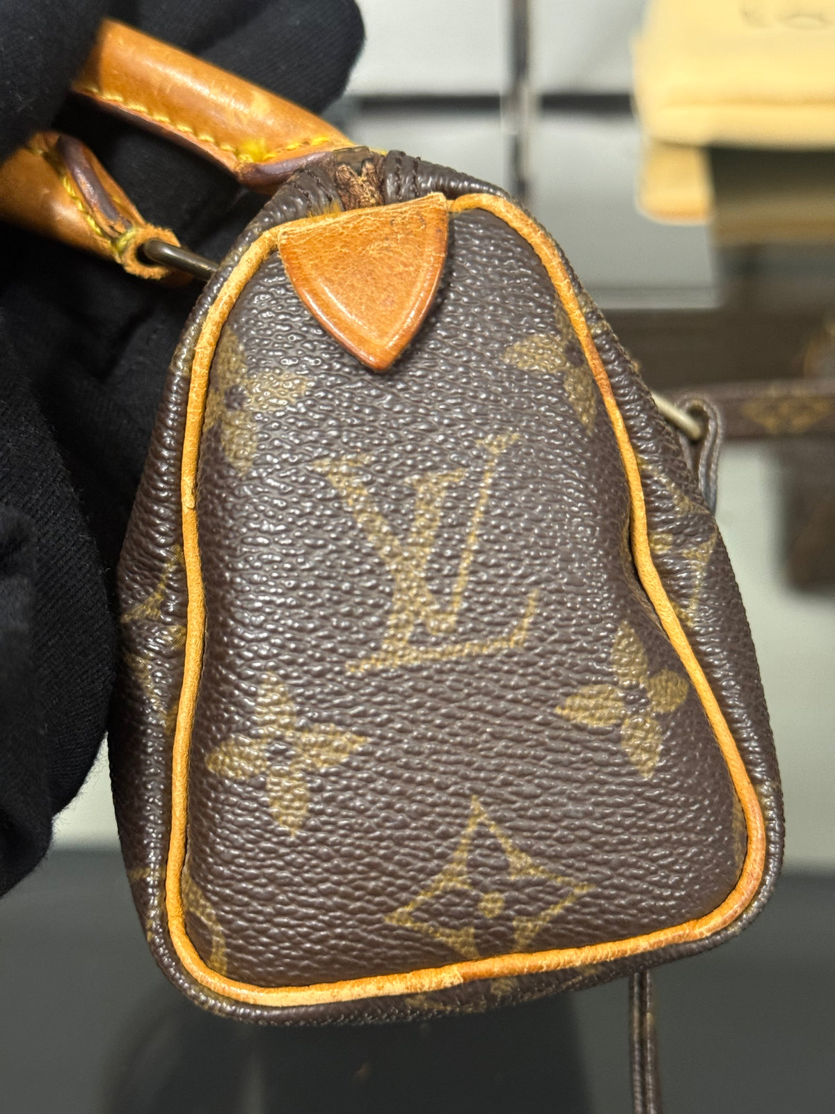 Louis Vuitton Vintage Mini Speedy HL Monogram Canvas Bag M41534