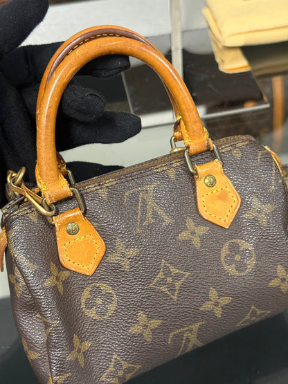 Louis Vuitton Vintage Mini Speedy HL Monogram Canvas Bag M41534