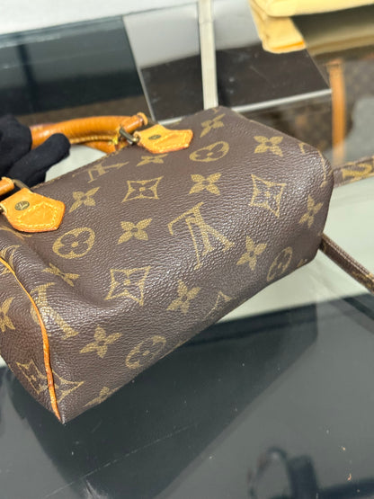 Louis Vuitton Vintage Mini Speedy HL Monogram Canvas Bag M41534