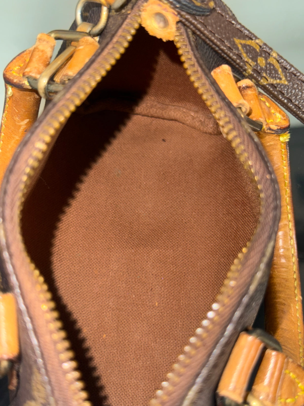 Louis Vuitton Vintage Mini Speedy HL Monogram Canvas Bag M41534