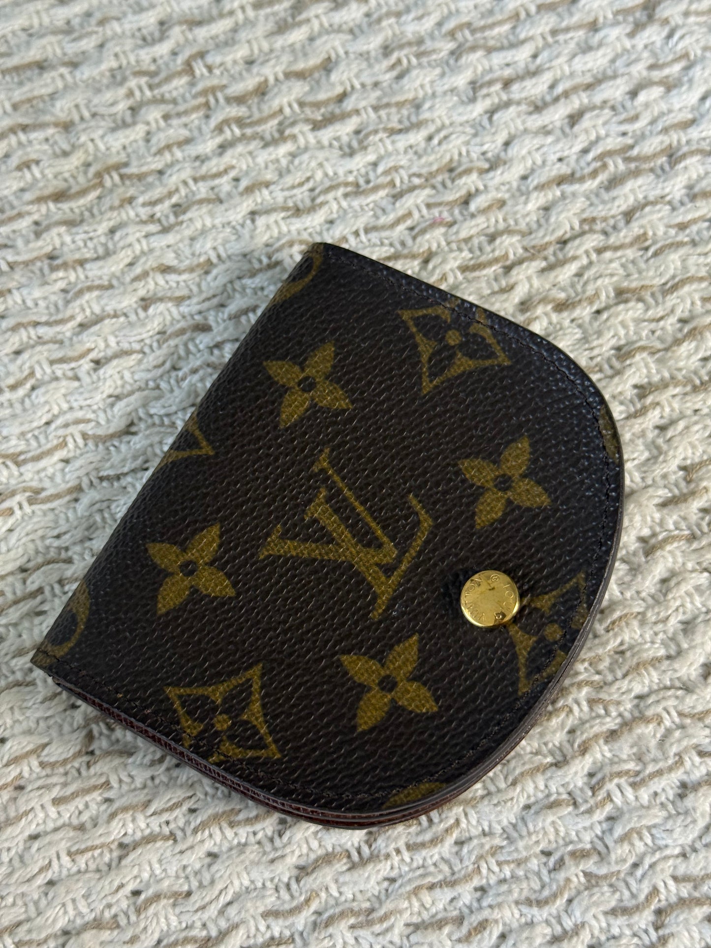 LOUIS VUITTON PORTE MONNAIE GUZE COIN PURSE in Monogram