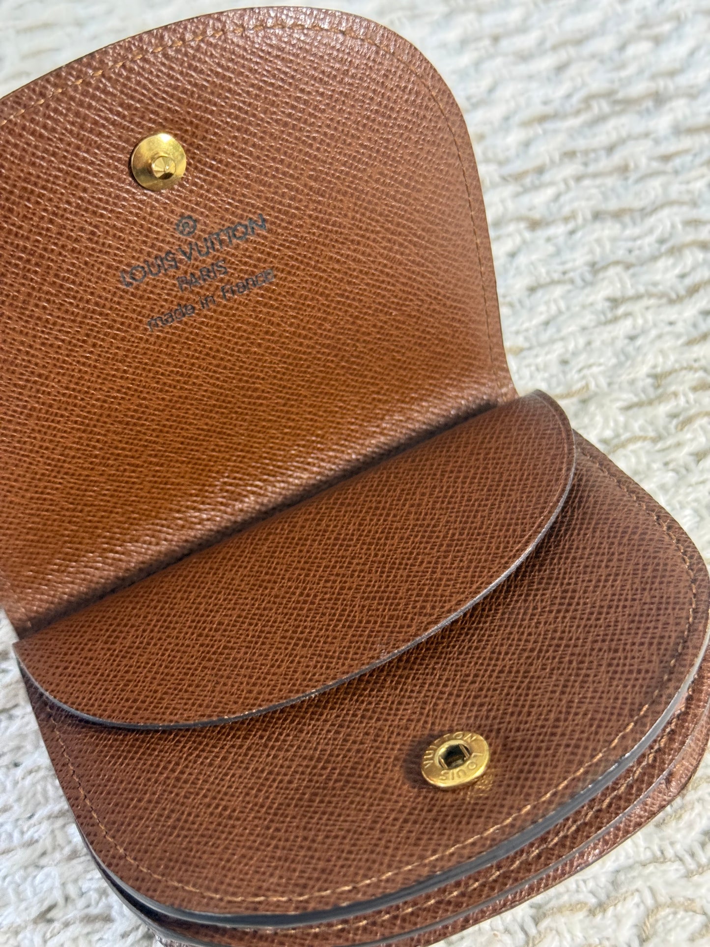 LOUIS VUITTON PORTE MONNAIE GUZE COIN PURSE in Monogram