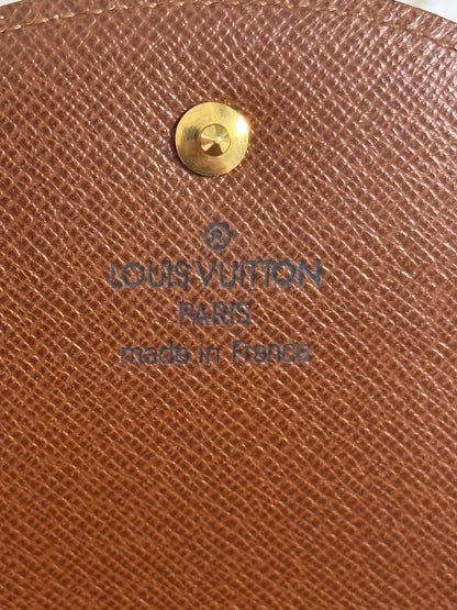 LOUIS VUITTON PORTE MONNAIE GUZE COIN PURSE in Monogram