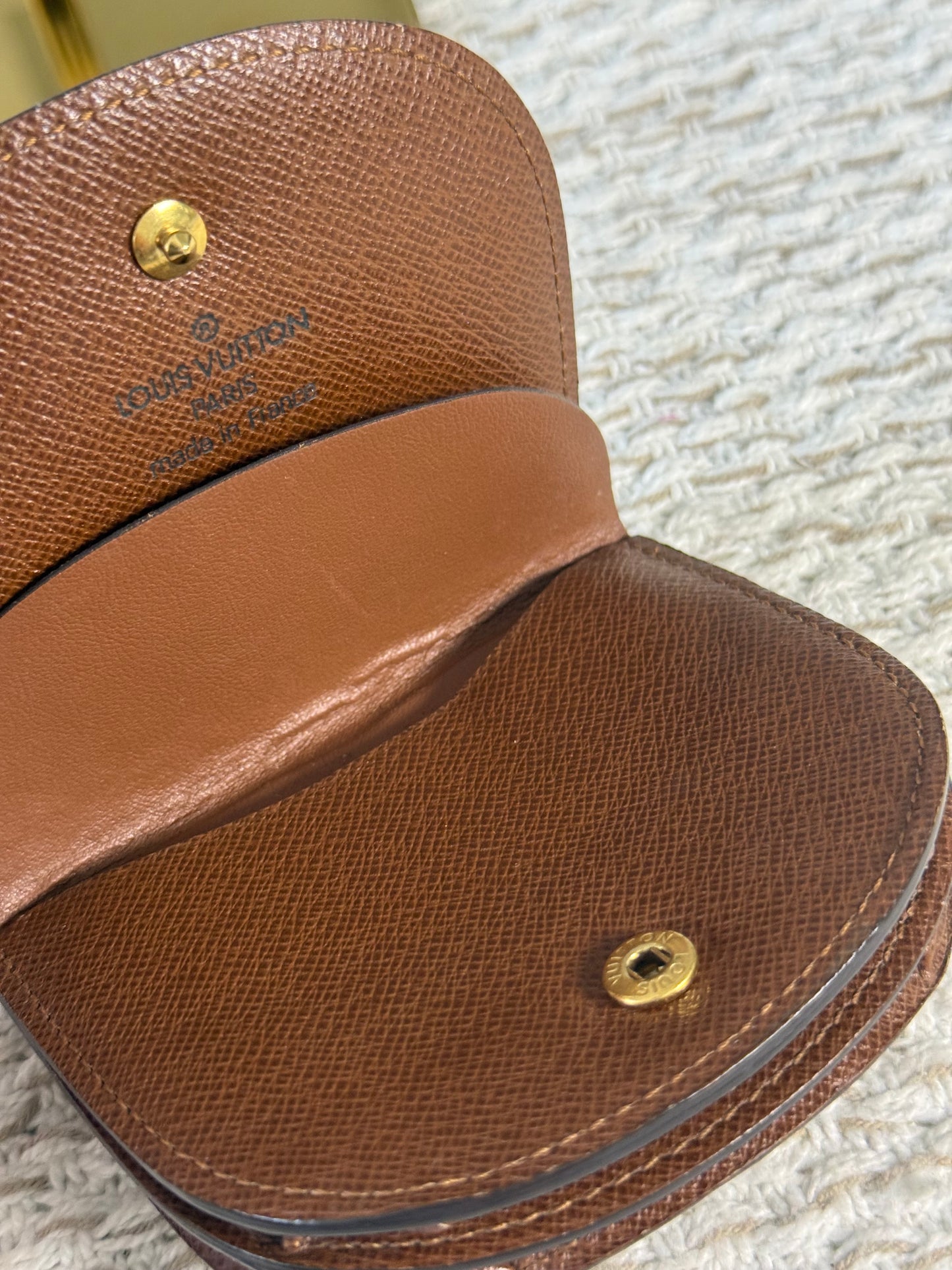 LOUIS VUITTON PORTE MONNAIE GUZE COIN PURSE in Monogram