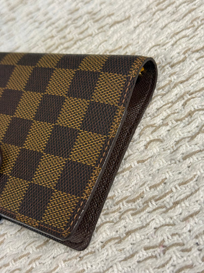 Agenda PM Damier Ebène Planner Cover Brown
