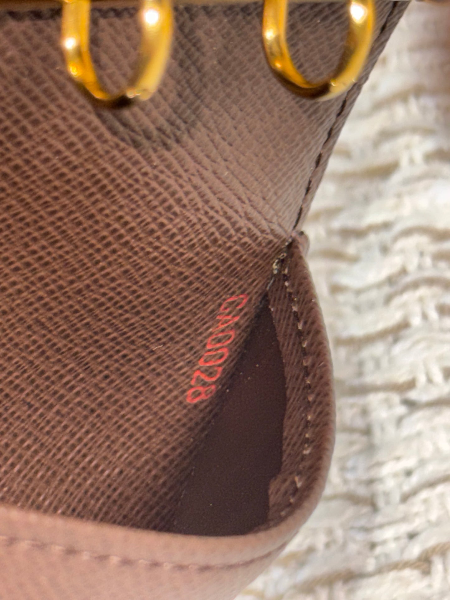 LOUIS VUITTON AGENDA PM DAMIER EBÈNE PLANNER COVER BROWN