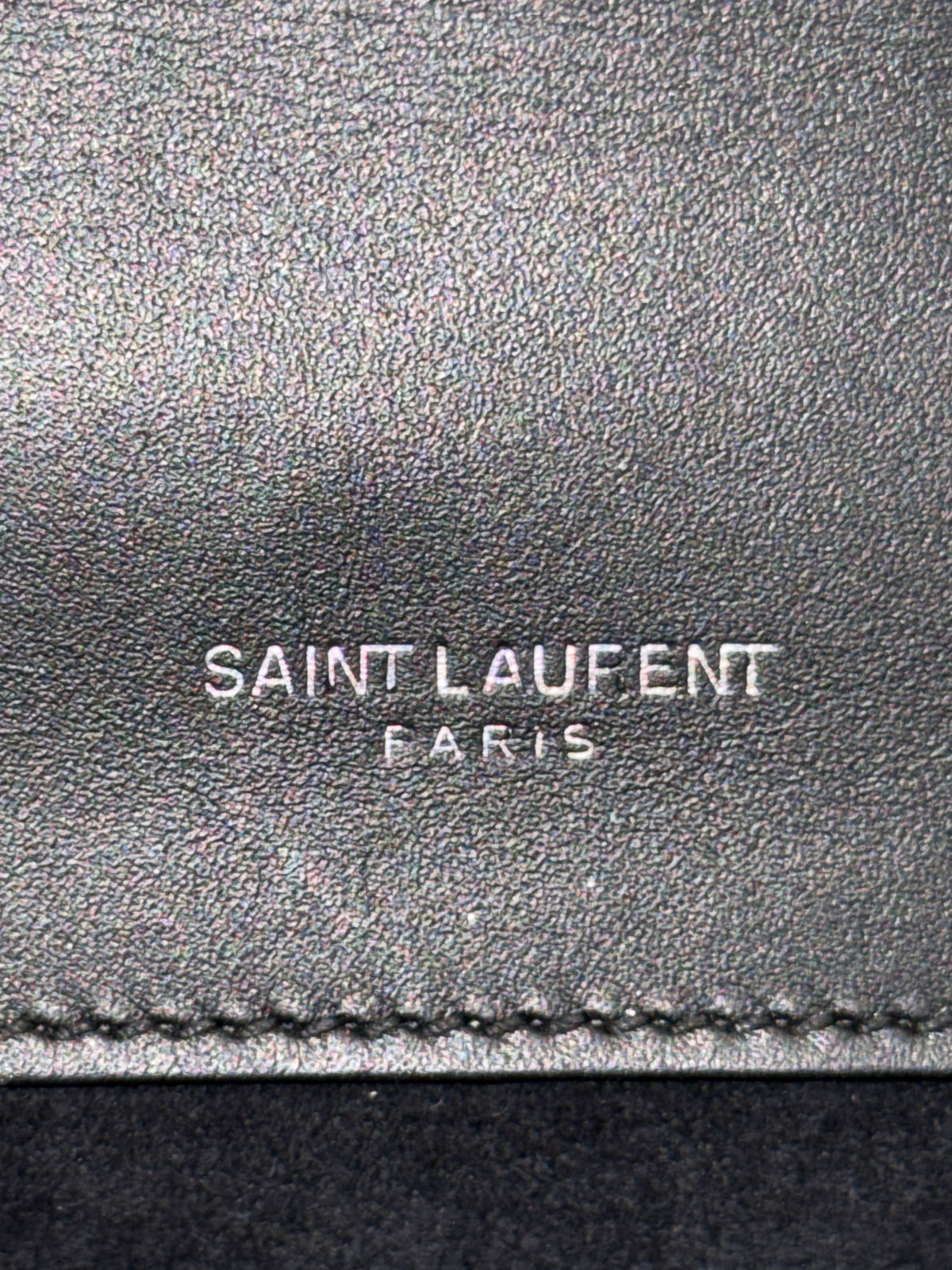 SAINT LAURENT Kate Tassel Medium Shoulder Bag Black Leather YSL