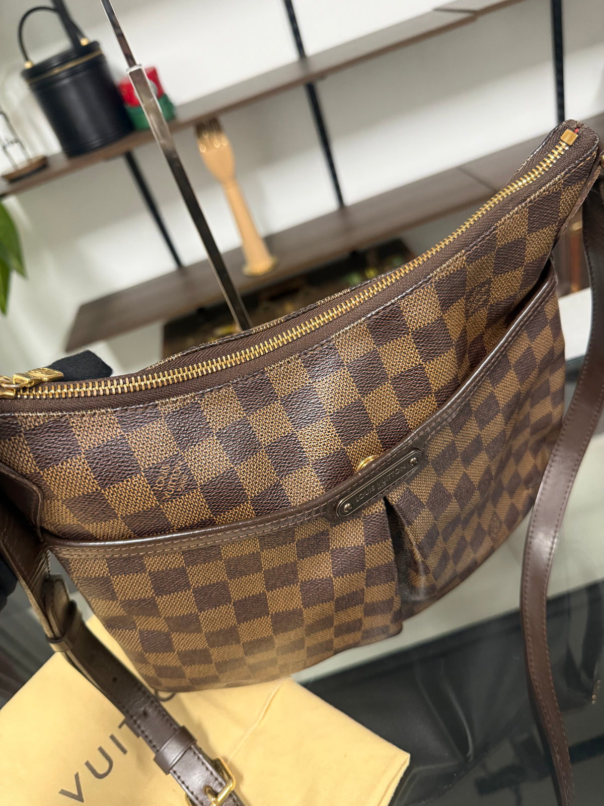 Louis Vuitton Bloomsbury PM Crossbody Bag in Damier Ebene N42251