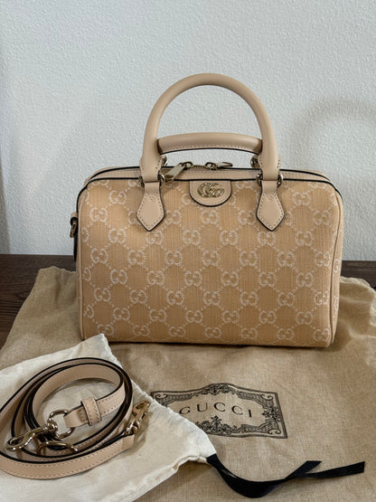 GUCCI BOSTON BAG IN BEIGE