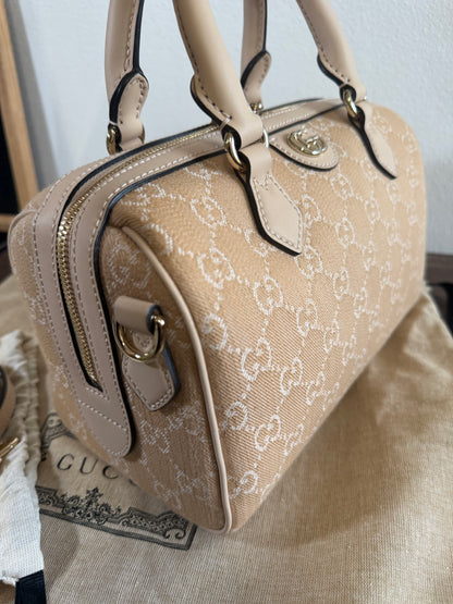 GUCCI BOSTON BAG IN BEIGE