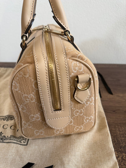GUCCI BOSTON BAG IN BEIGE