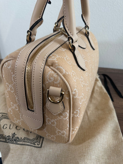 GUCCI BOSTON BAG IN BEIGE