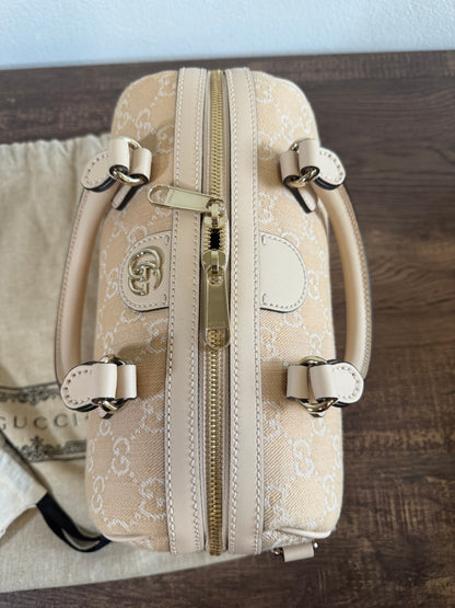 GUCCI BOSTON BAG IN BEIGE