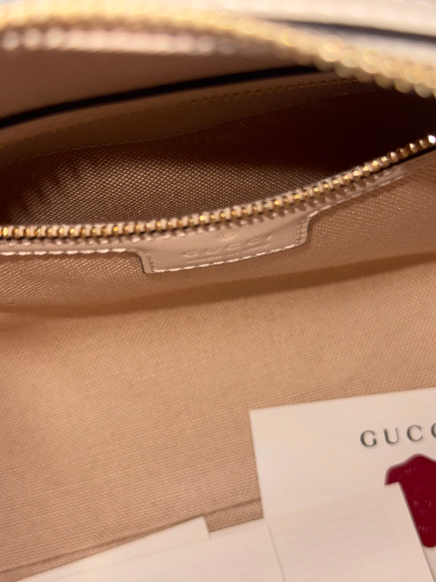 GUCCI BOSTON BAG IN BEIGE