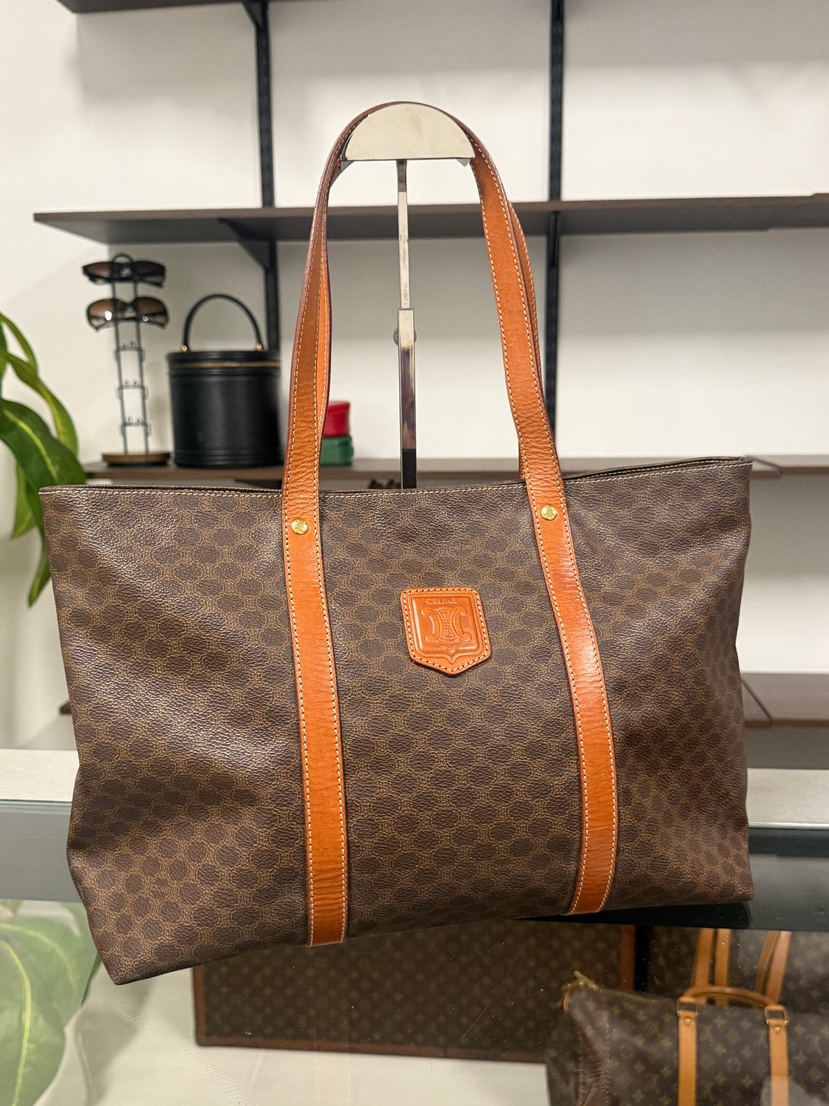 Vintage Celine Macadam Tote Bag