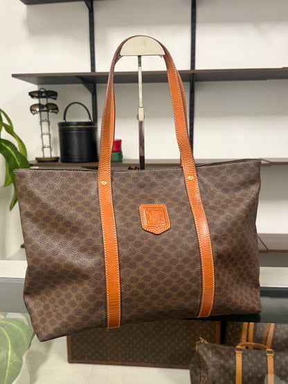 Vintage Celine Macadam Tote Bag