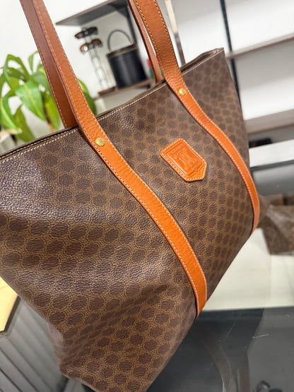 Vintage Celine Macadam Tote Bag