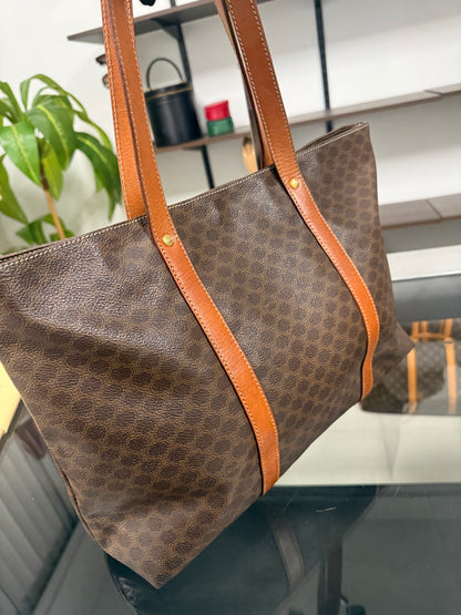 Vintage Celine Macadam Tote Bag