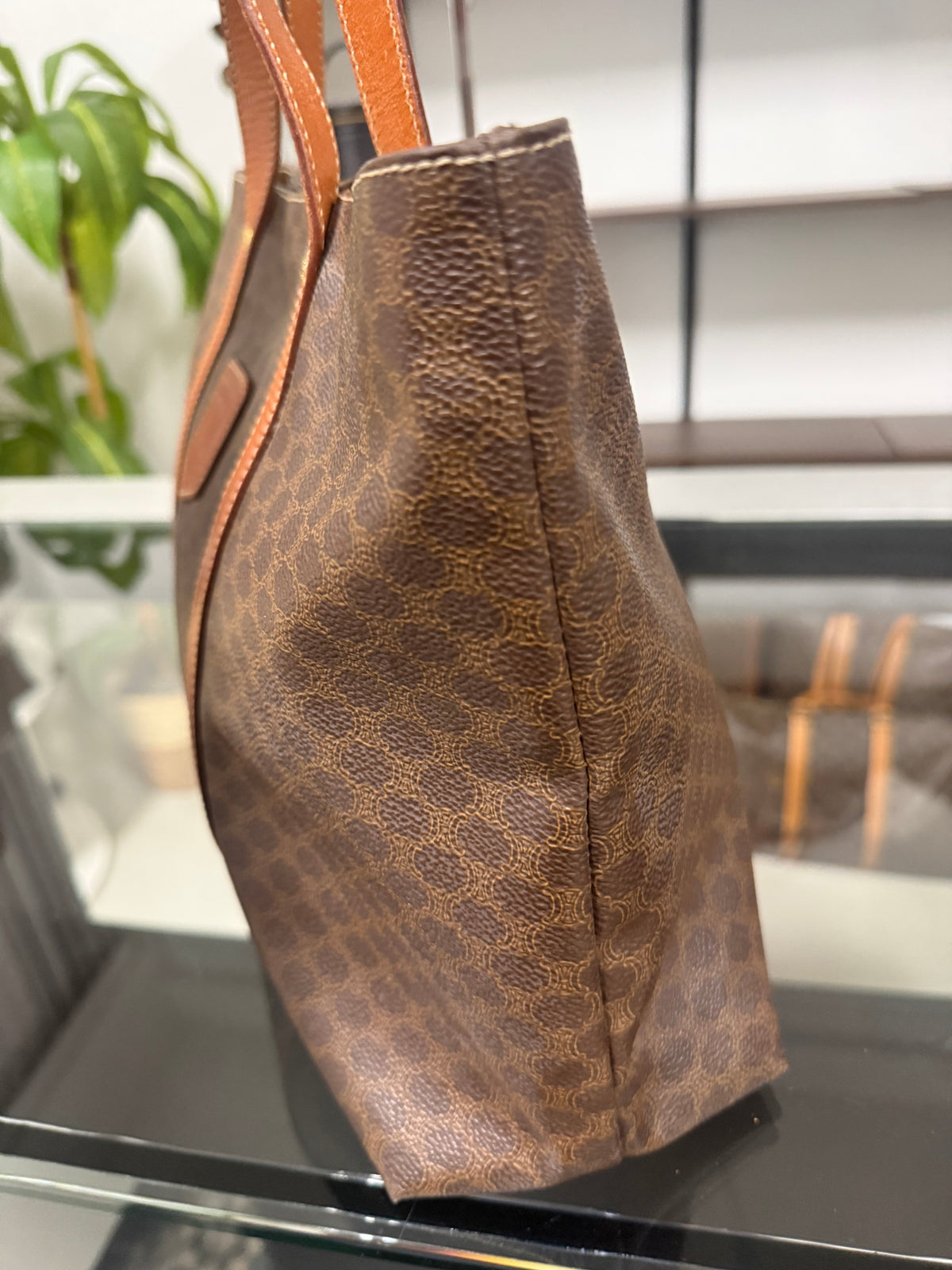 Vintage Celine Macadam Tote Bag