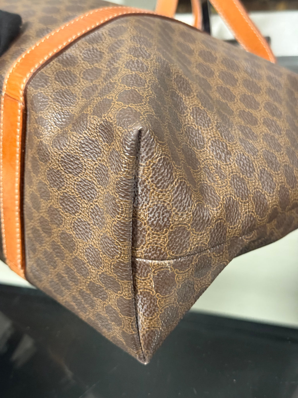 Vintage Celine Macadam Tote Bag