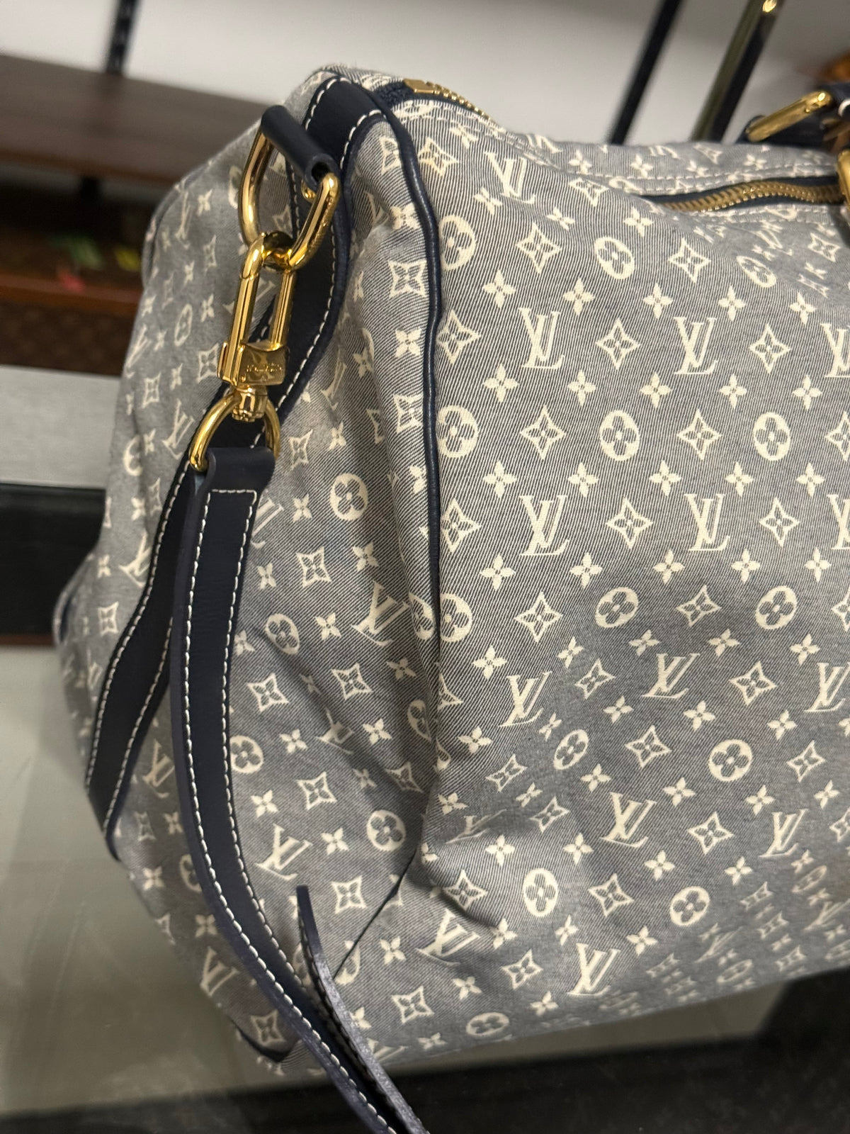 LOUIS VUITTON Speedy Voyage 45 Monogram Idylle M56706 Encre