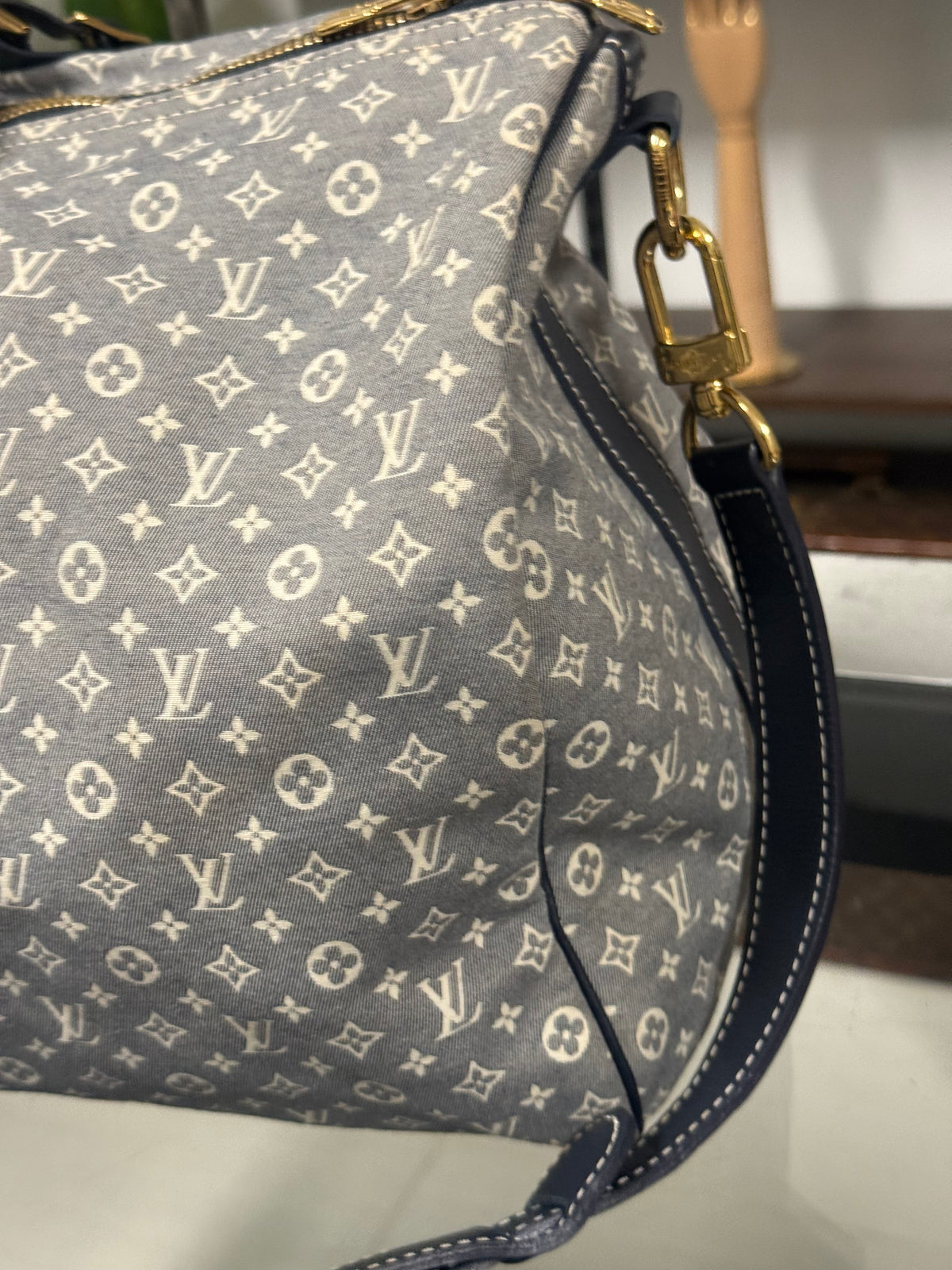 LOUIS VUITTON Speedy Voyage 45 Monogram Idylle M56706 Encre