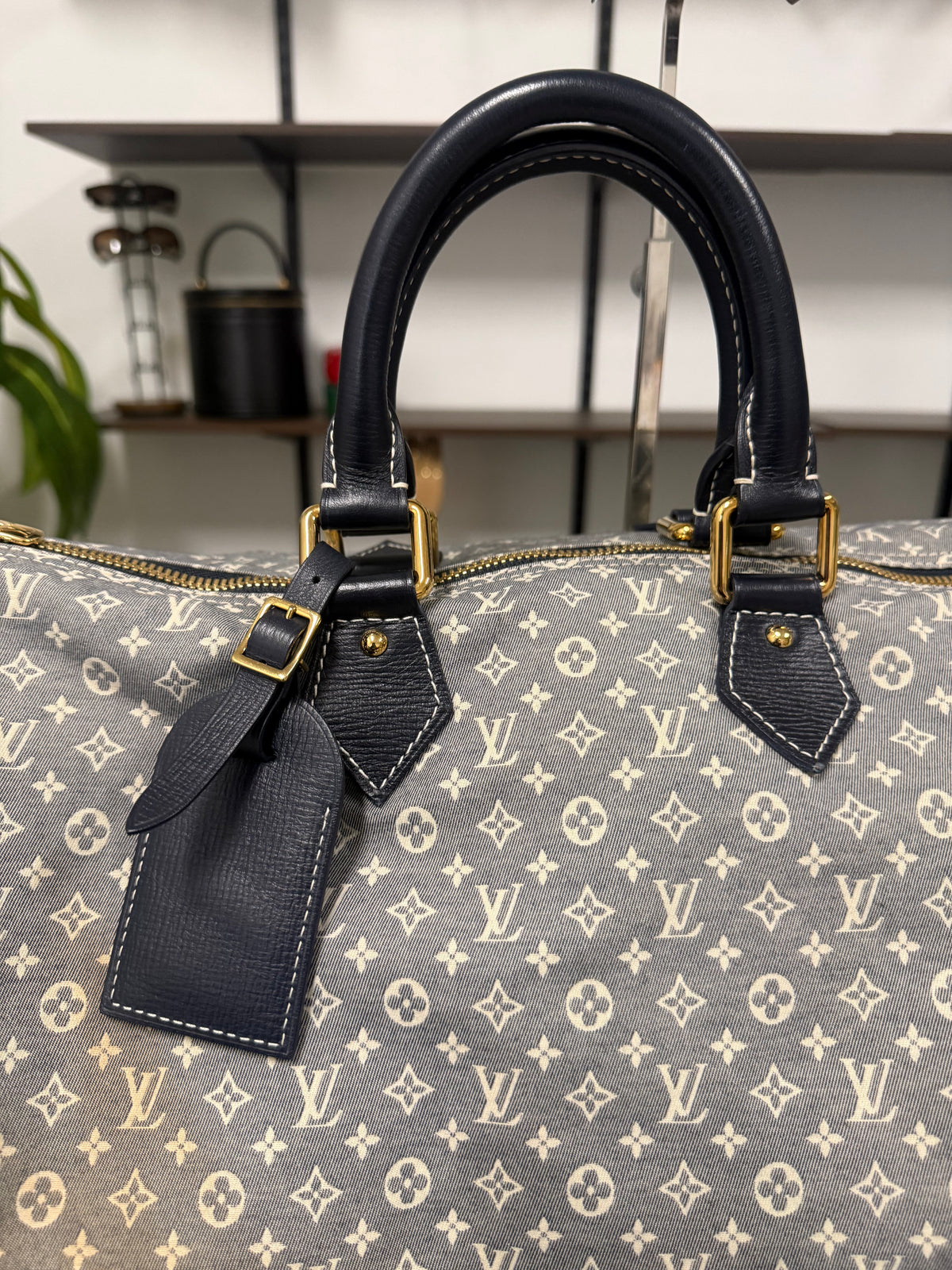 LOUIS VUITTON Speedy Voyage 45 Monogram Idylle M56706 Encre