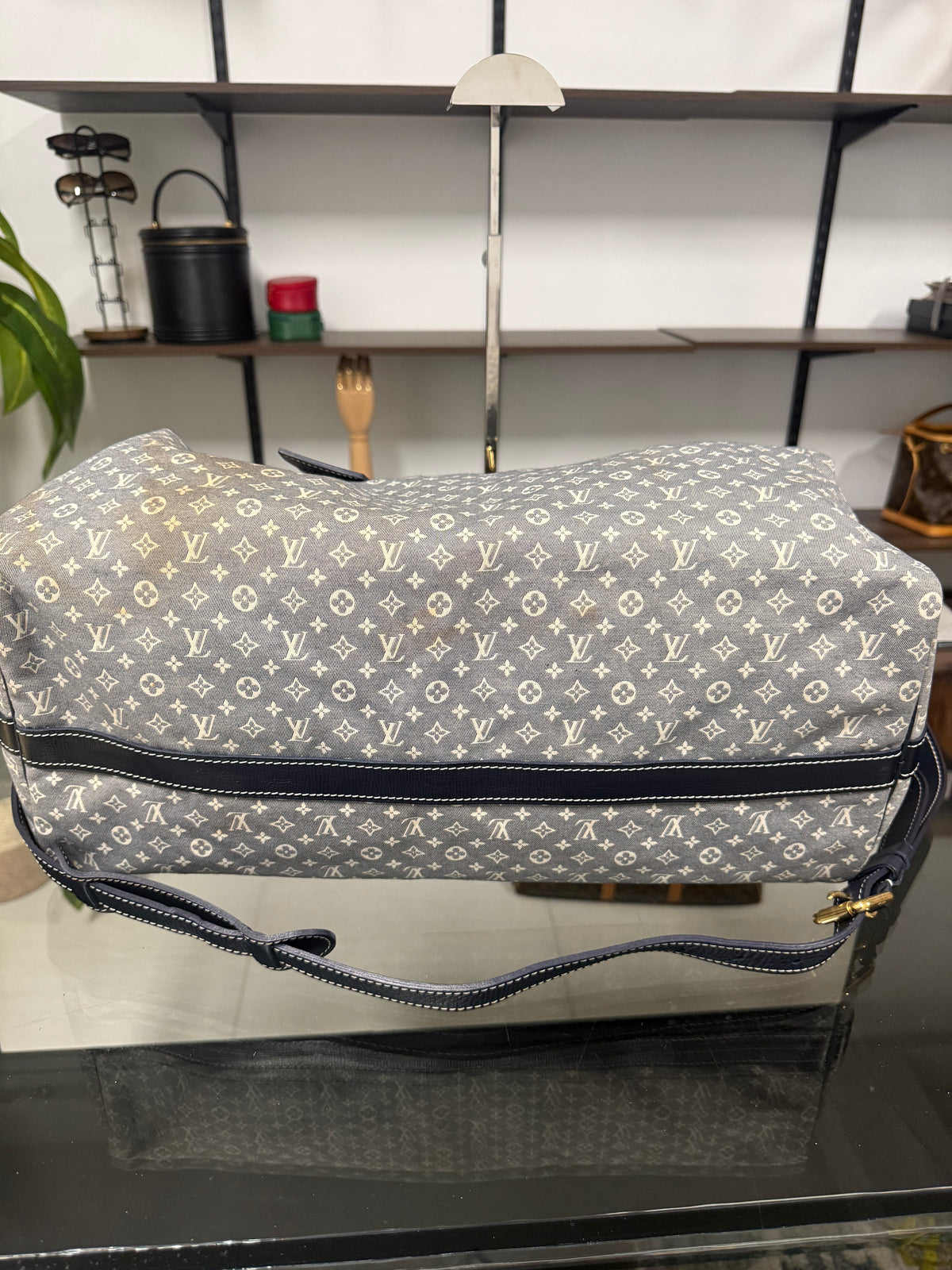 LOUIS VUITTON Speedy Voyage 45 Monogram Idylle M56706 Encre