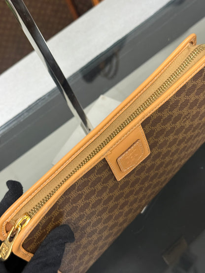 Celine Macadam Pattern Clutch Bag
