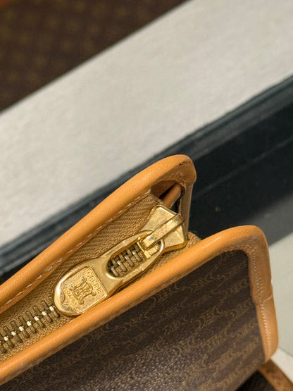 Celine Macadam Pattern Clutch Bag