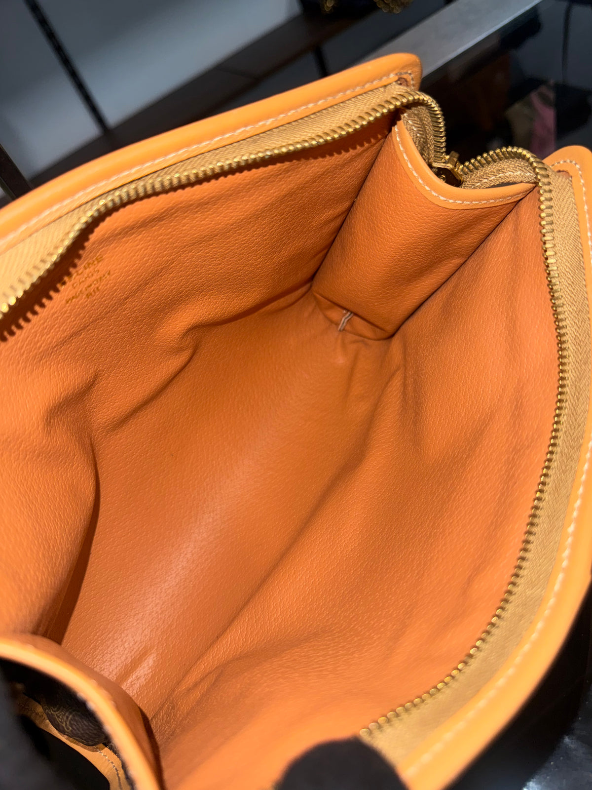 Celine Macadam Pattern Clutch Bag