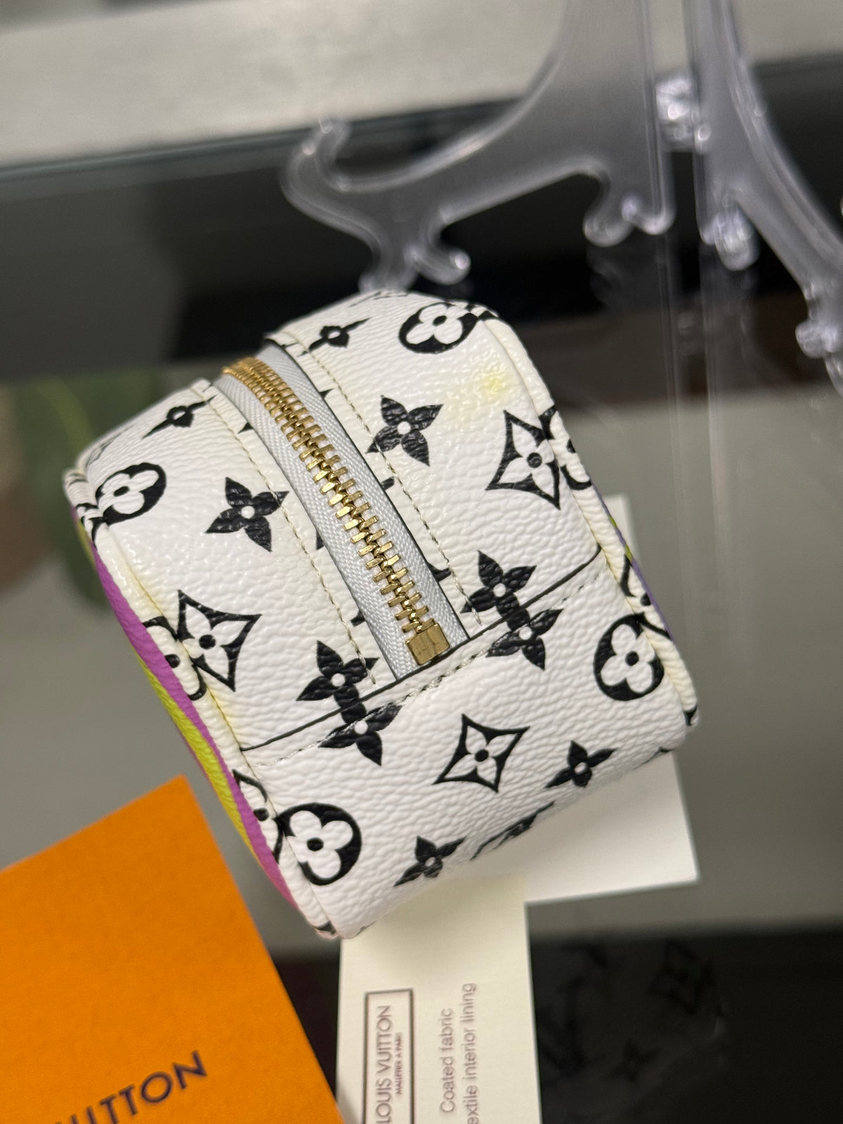 Louis Vuitton Monogram Giant Porte Monnaie Cube Pouch M67669