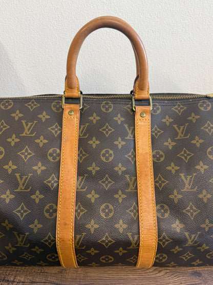 LOUIS VUITTON KEEPALL 45 VI8910 IN MONOGRAM CANVAS