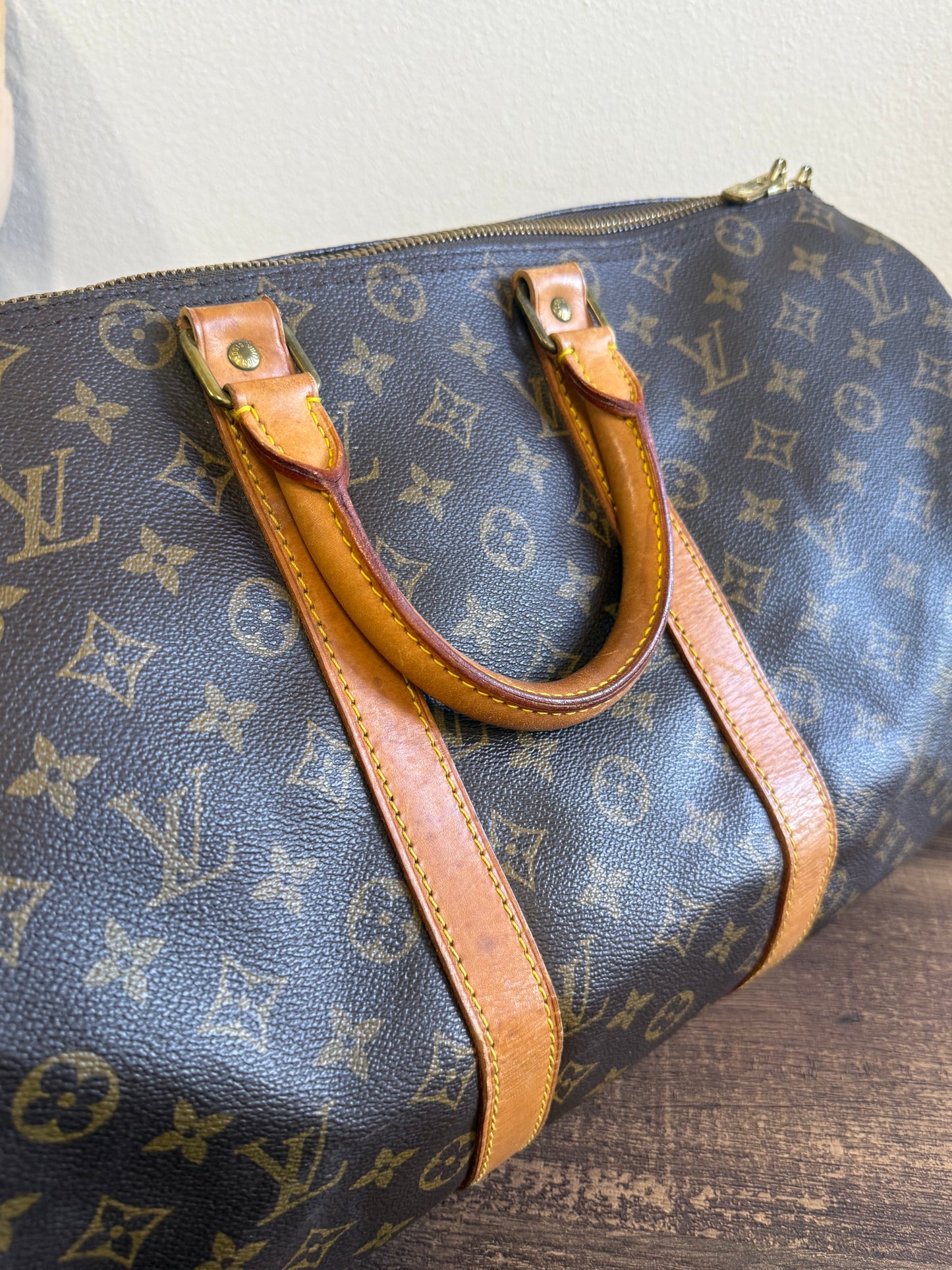 LOUIS VUITTON KEEPALL 45 VI8910 IN MONOGRAM CANVAS