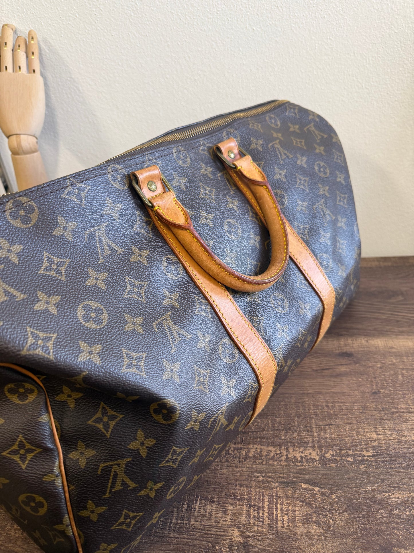 LOUIS VUITTON KEEPALL 45 VI8910 IN MONOGRAM CANVAS