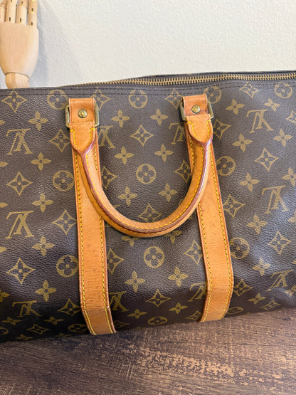 LOUIS VUITTON KEEPALL 45 VI8910 IN MONOGRAM CANVAS