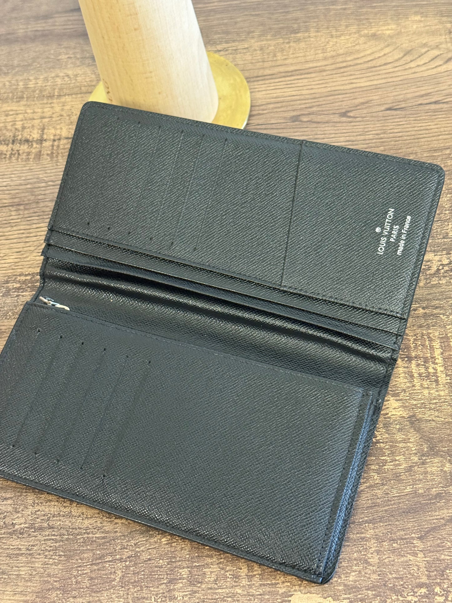 DAMIER GRAPHITE BRAZZA LONG WALLET
