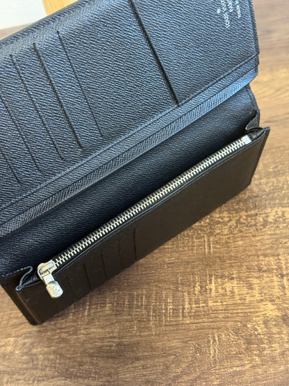 DAMIER GRAPHITE BRAZZA LONG WALLET