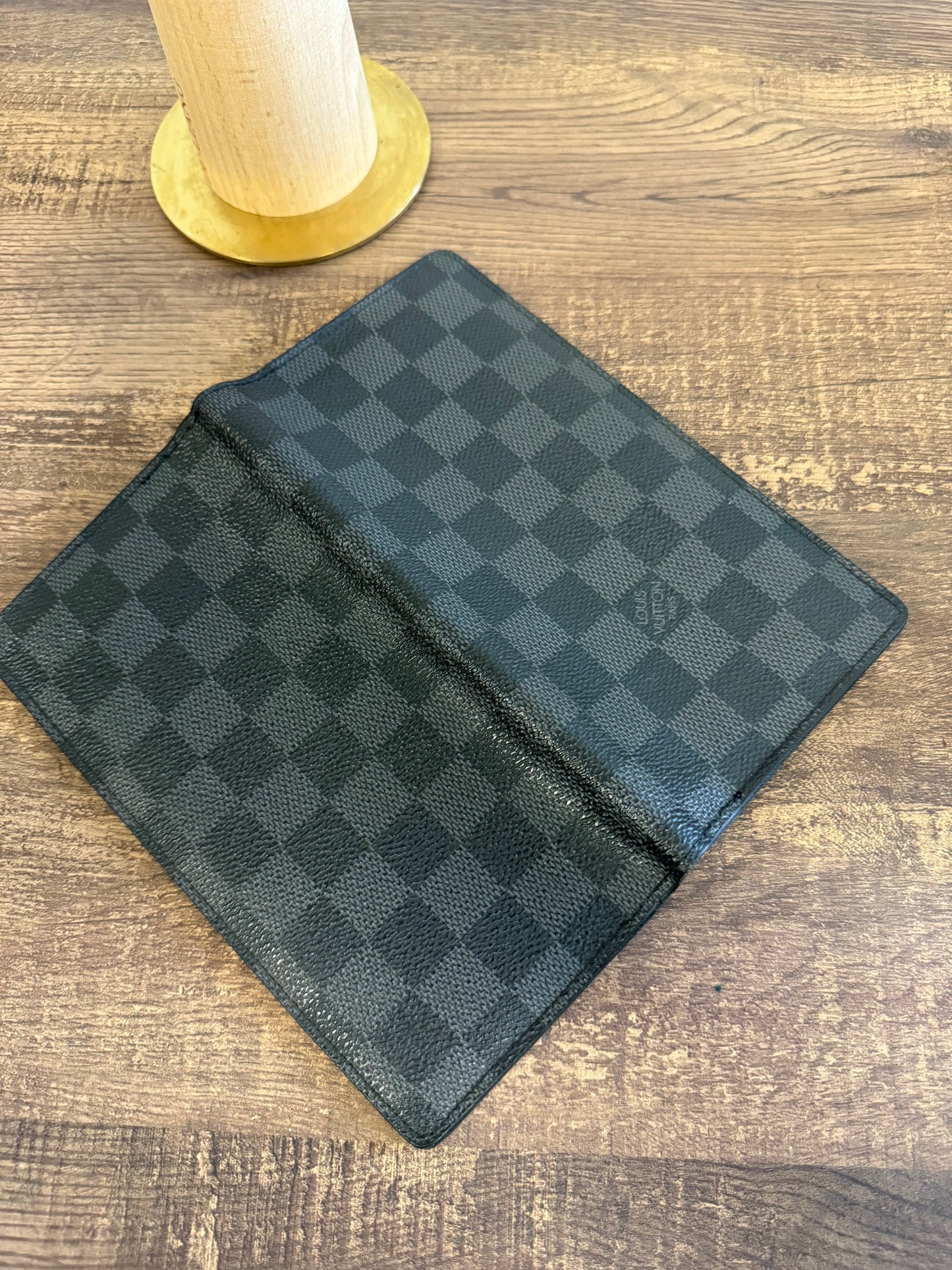 DAMIER GRAPHITE BRAZZA LONG WALLET