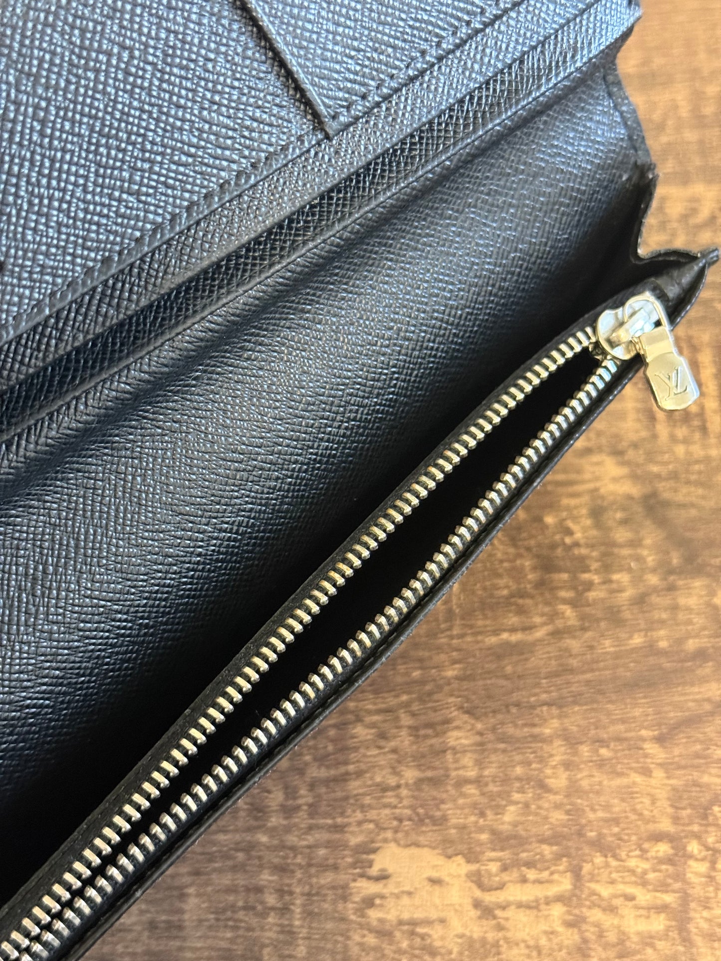DAMIER GRAPHITE BRAZZA LONG WALLET