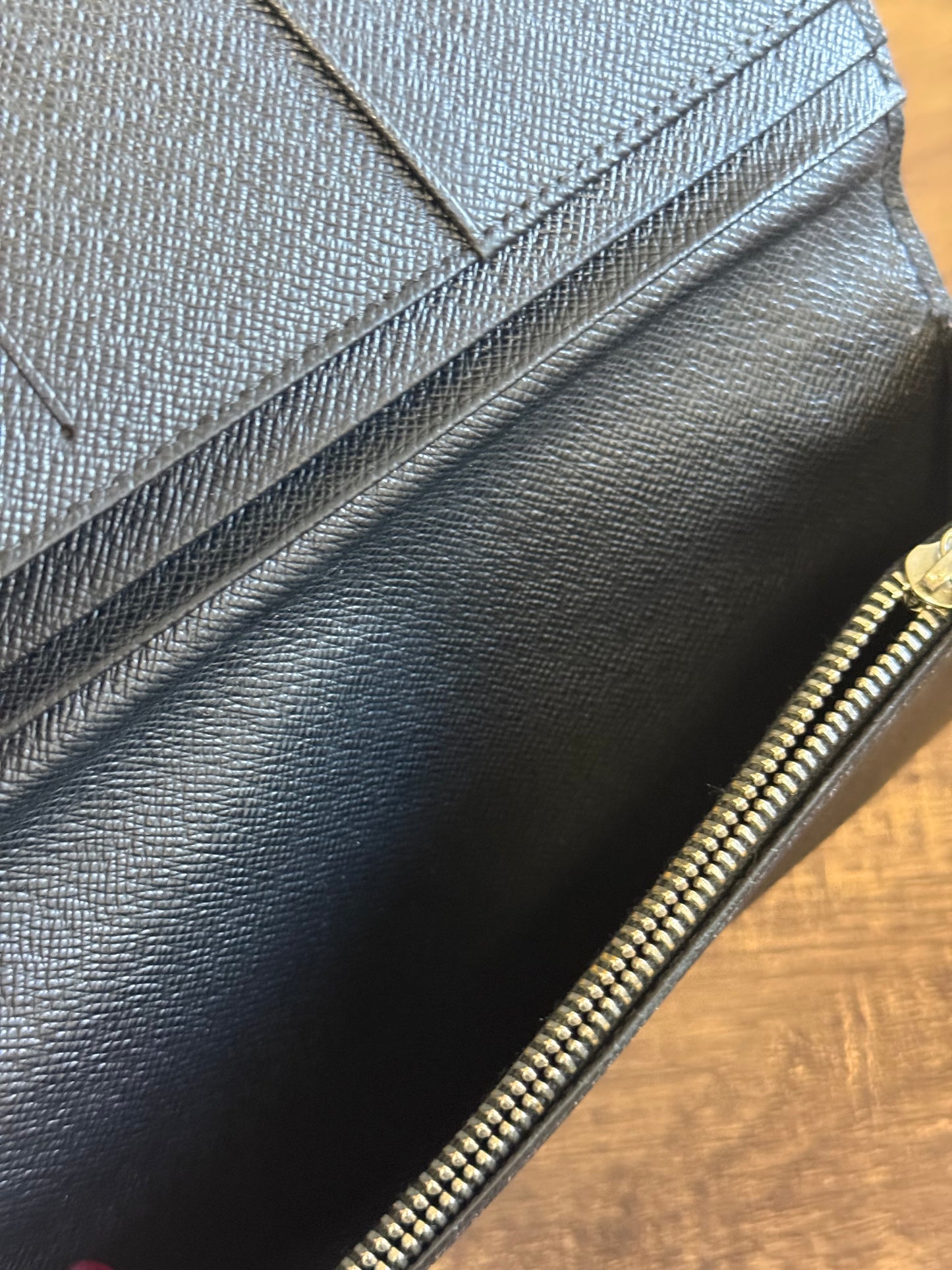 DAMIER GRAPHITE BRAZZA LONG WALLET