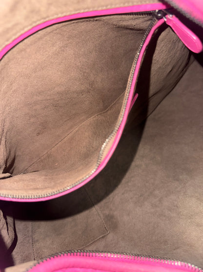 Intrecciato Medium Hobo Pink Shoulder Bag