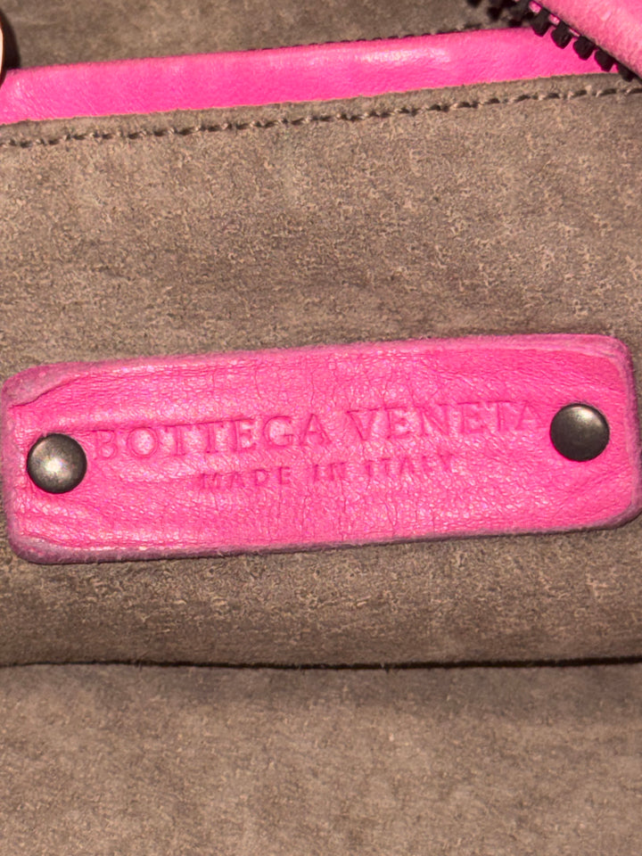 Intrecciato Hobo Pink Shoulder Bag