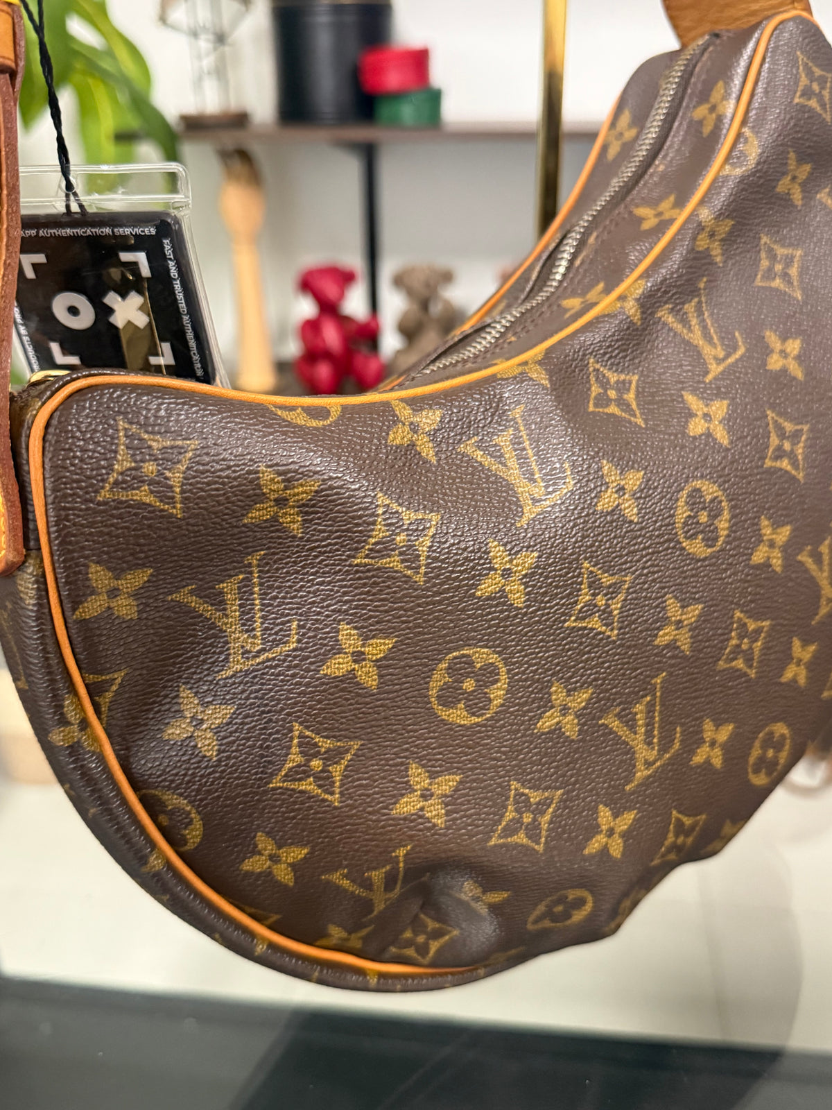 Croissant MM Monogram Shoulder Bag M51512 Monogram Canvas